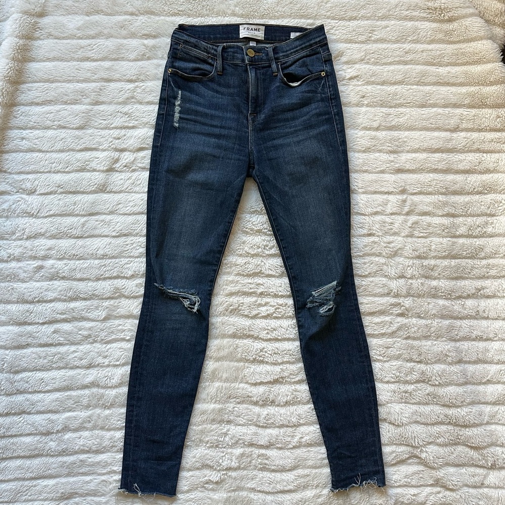 FRAME Denim skinny jeans size 25
